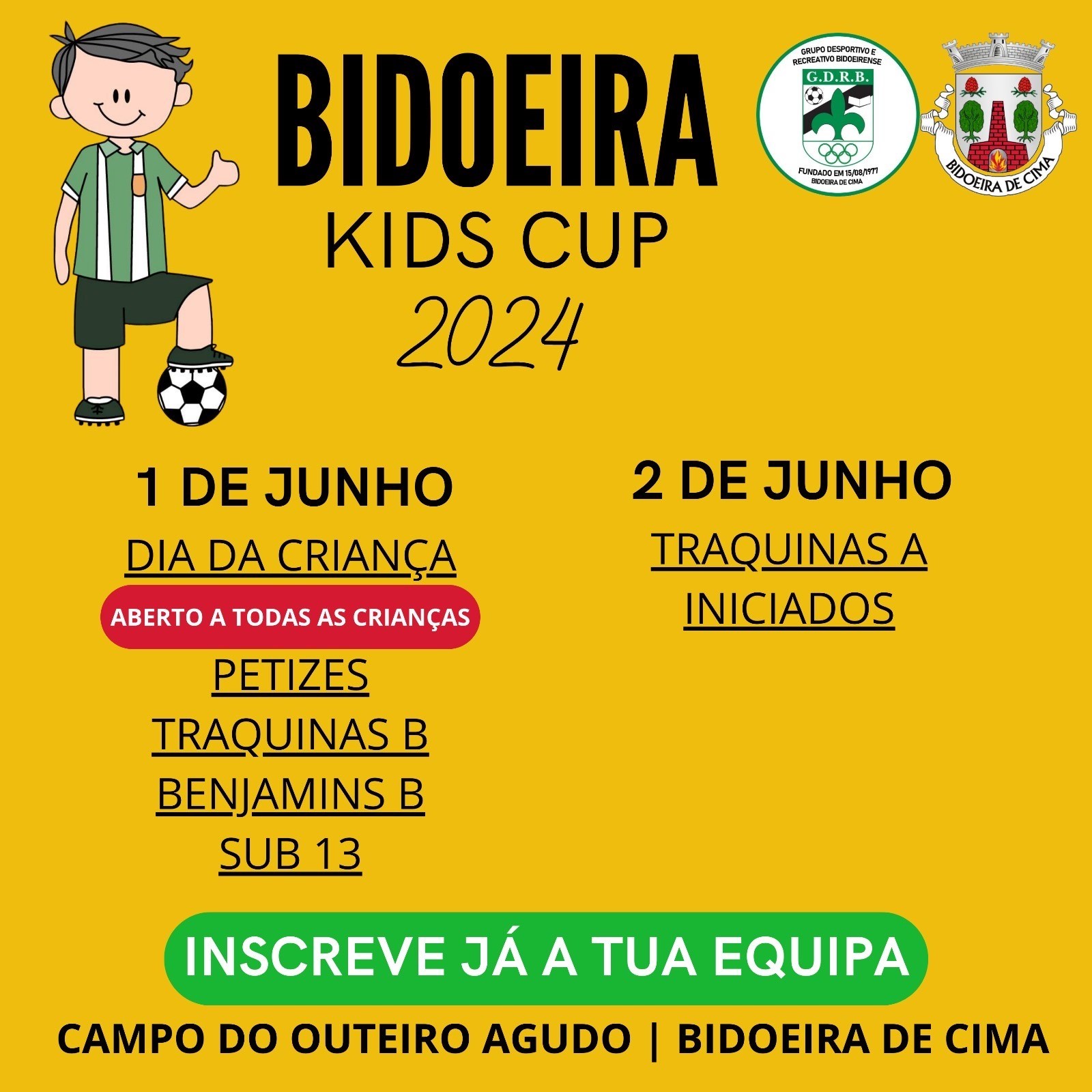 Imagem Torneio Bidoeira Kid's CUP 2024