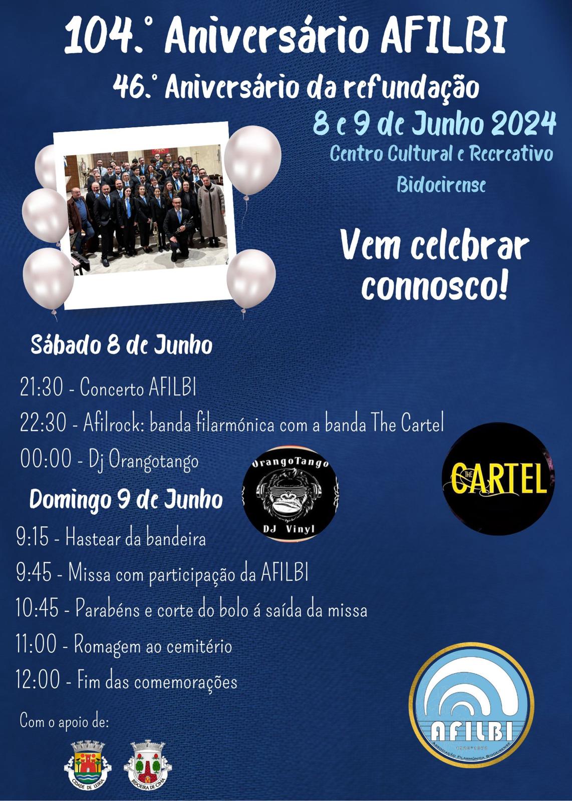 Imagem 103º Aniversário AFILBI