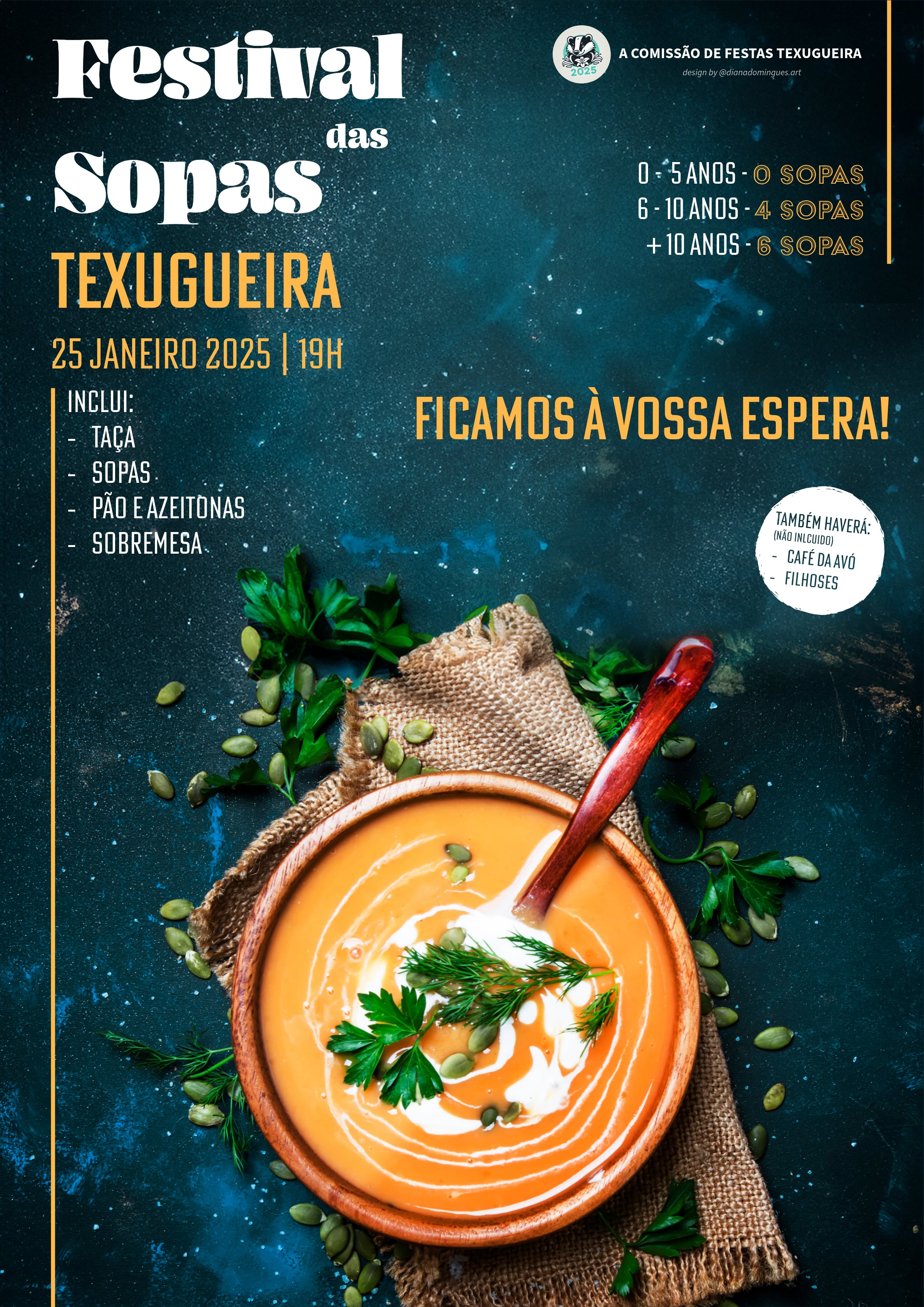 Imagem Festival de Sopas - Comissão de Festas da Texugueira 2025
