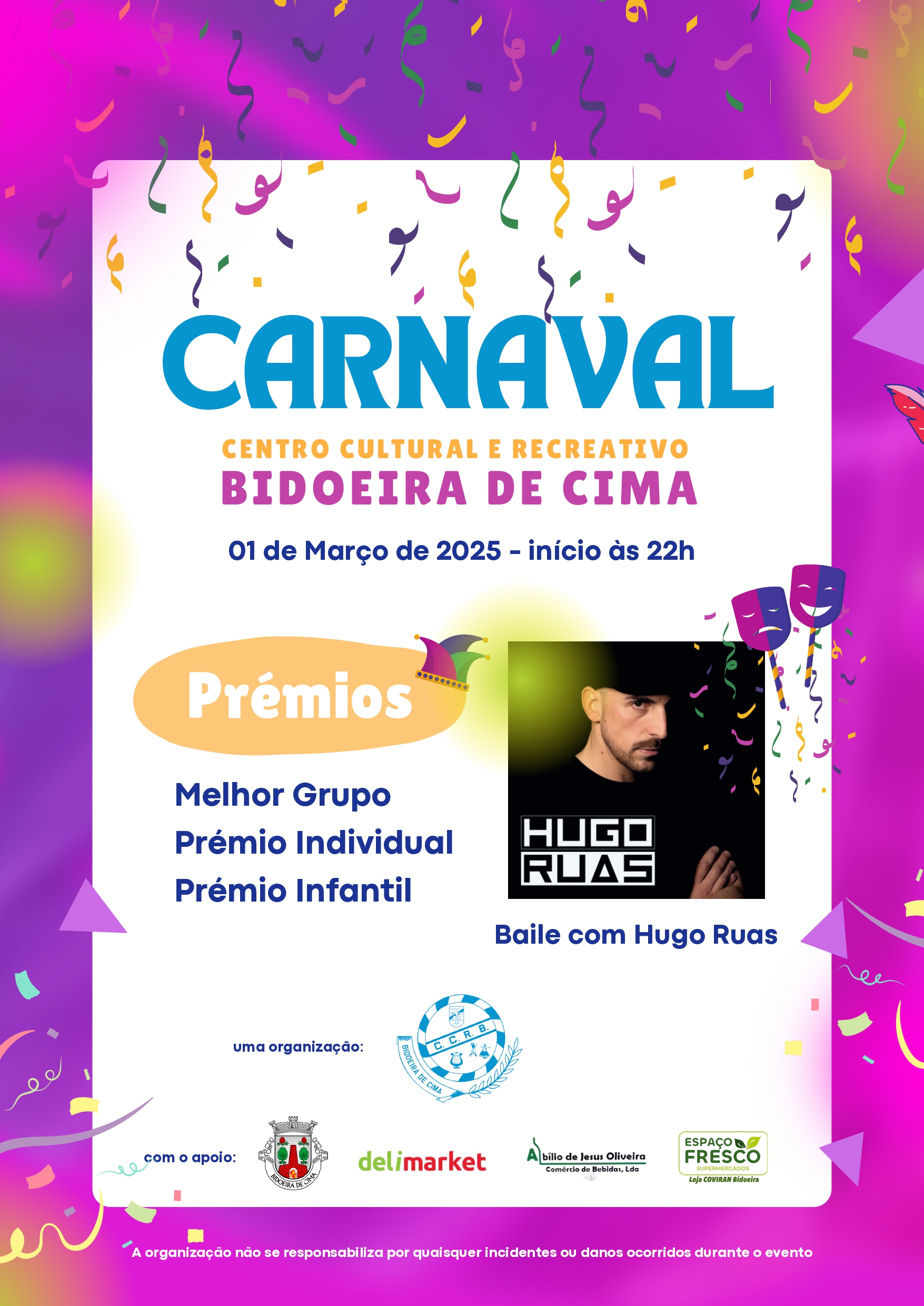 Imagem Carnaval 2025 - Centro Cultural Bidoeira de Cima