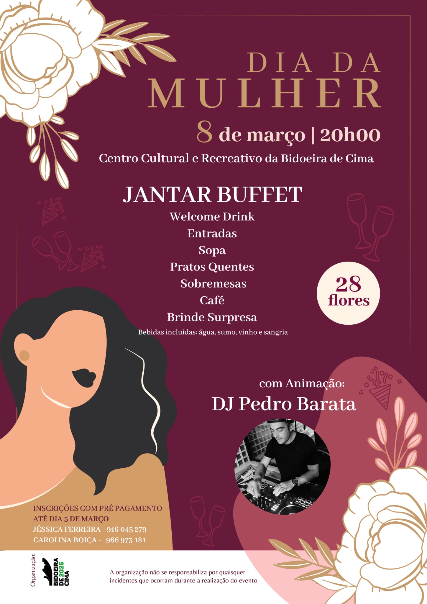 Imagem 8 Março - Dia da Mulher - Comissão de Festas Bidoeira de Cima