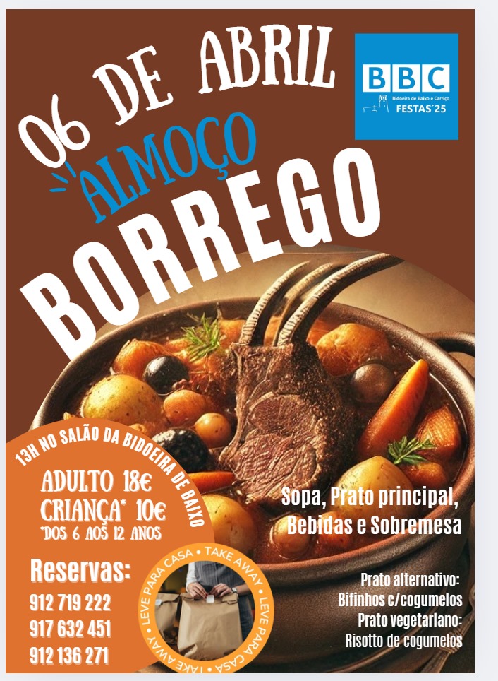 Imagem Almoço borrego - Comissão de Festas BBC