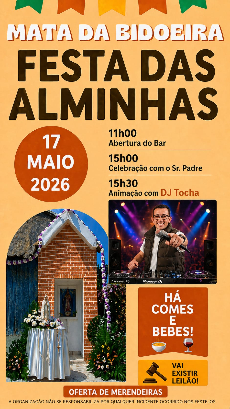 Notícia Festa da Alminhas - Mata da Bidoeira - 17 de maio
